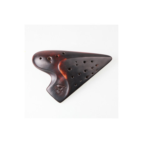 Ocarina triple large "Phénix" Sol